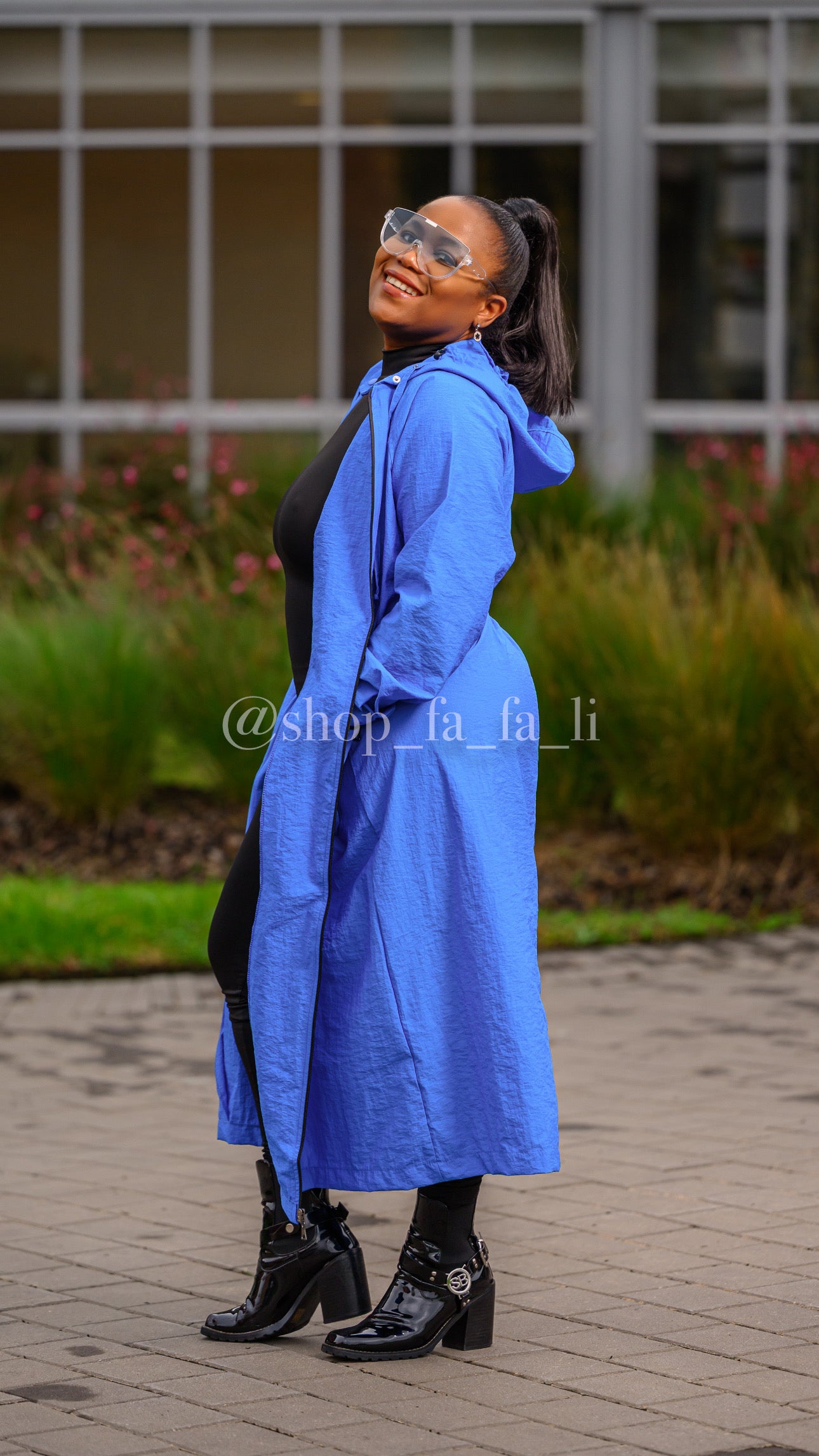 Blue Trench Coat