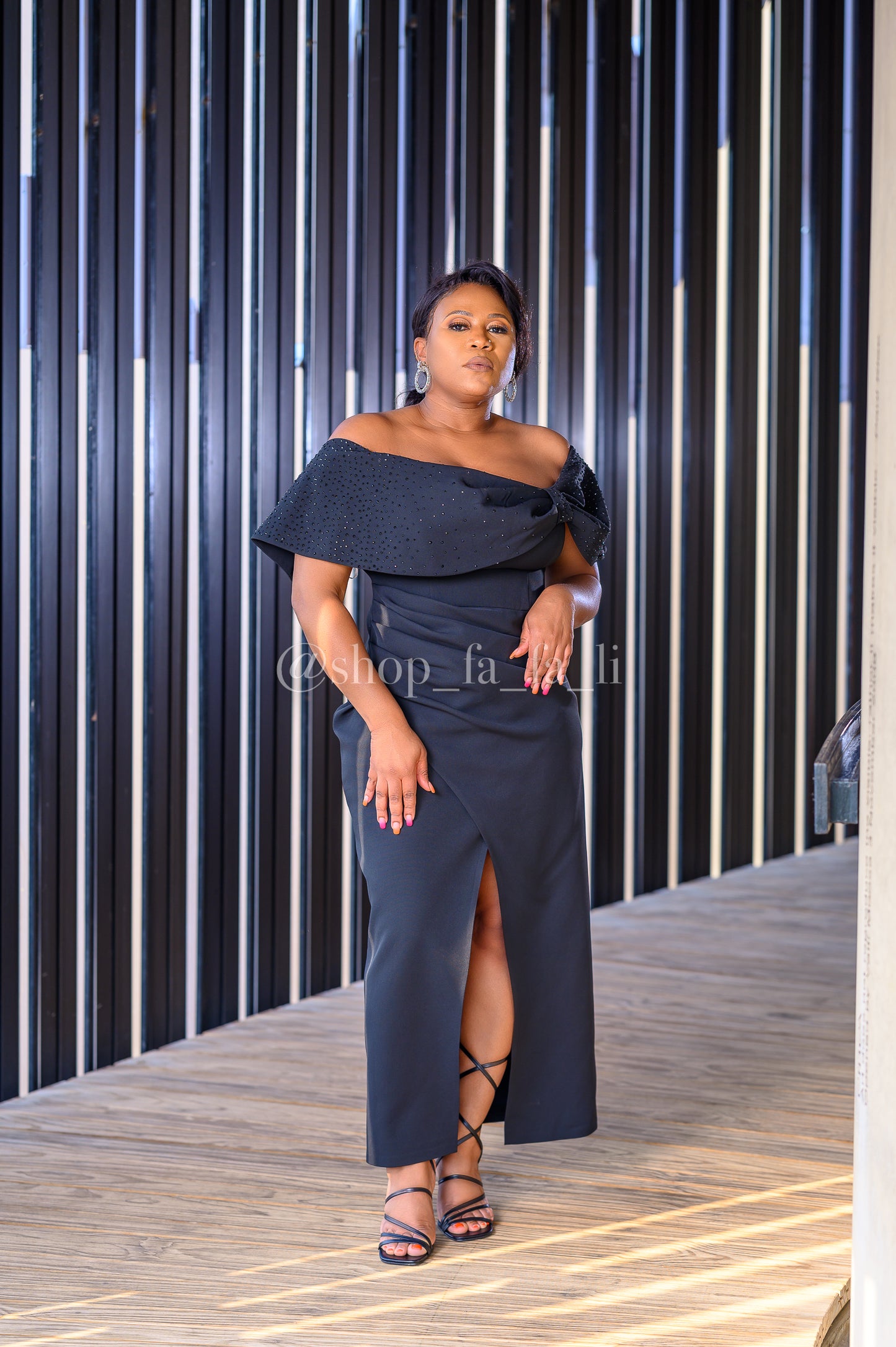Black Cape Dress