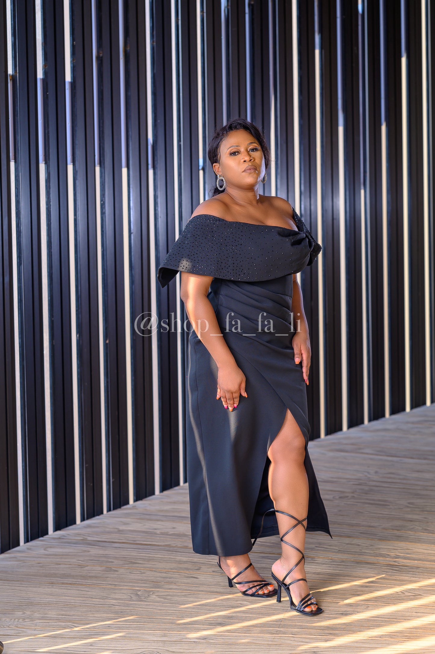 Black Cape Dress