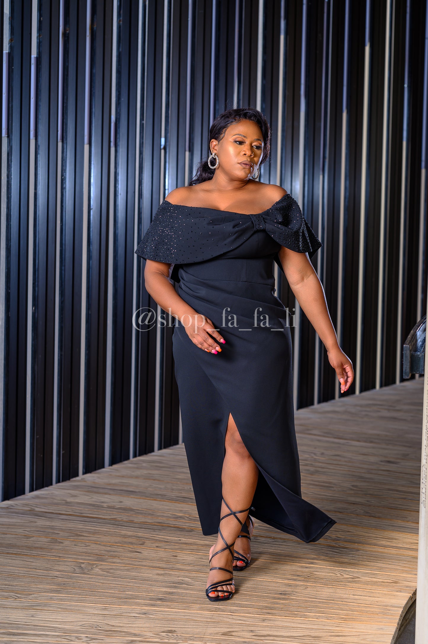 Black Cape Dress