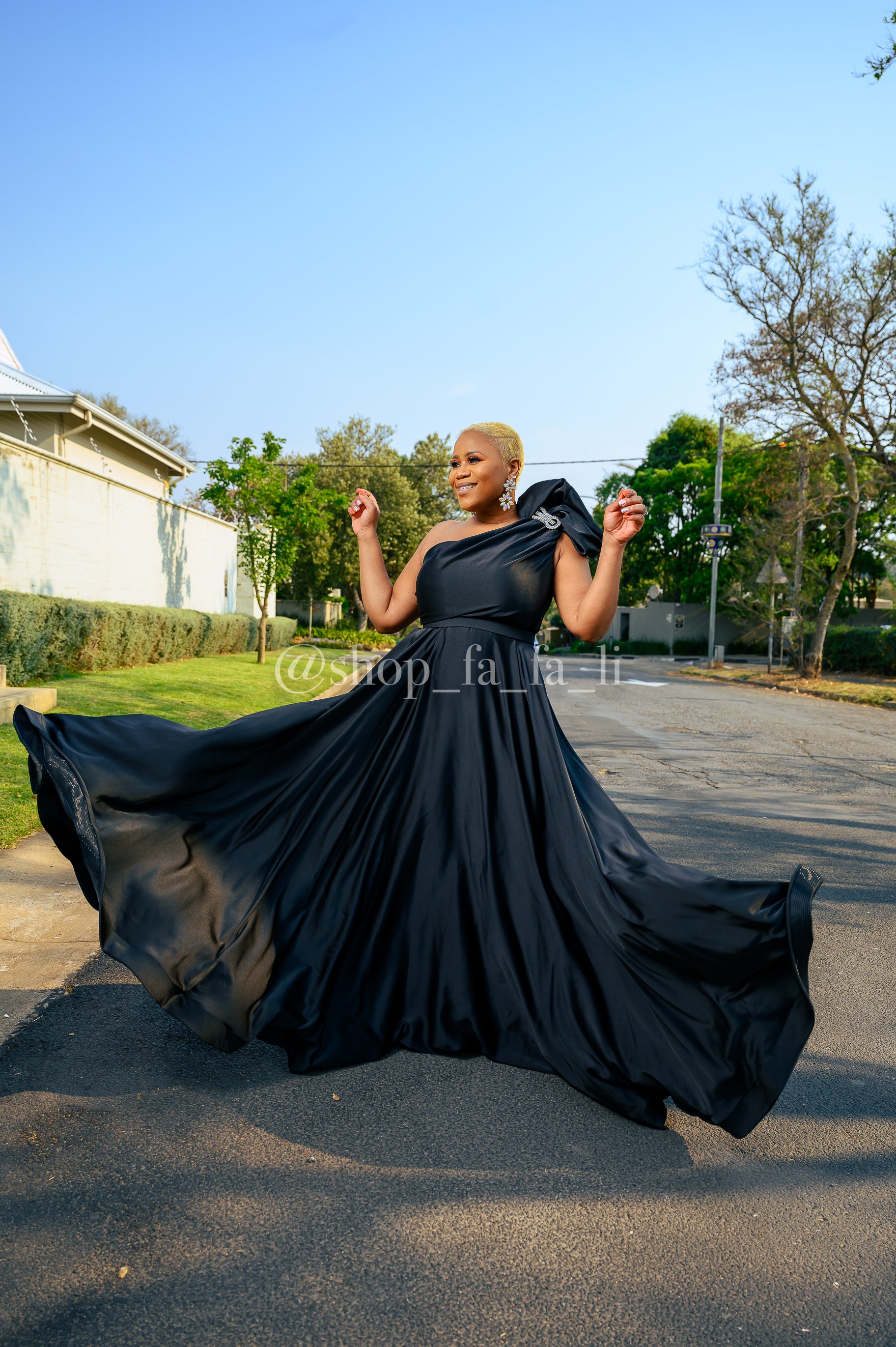 Black Ball Gown Style Dress My Store