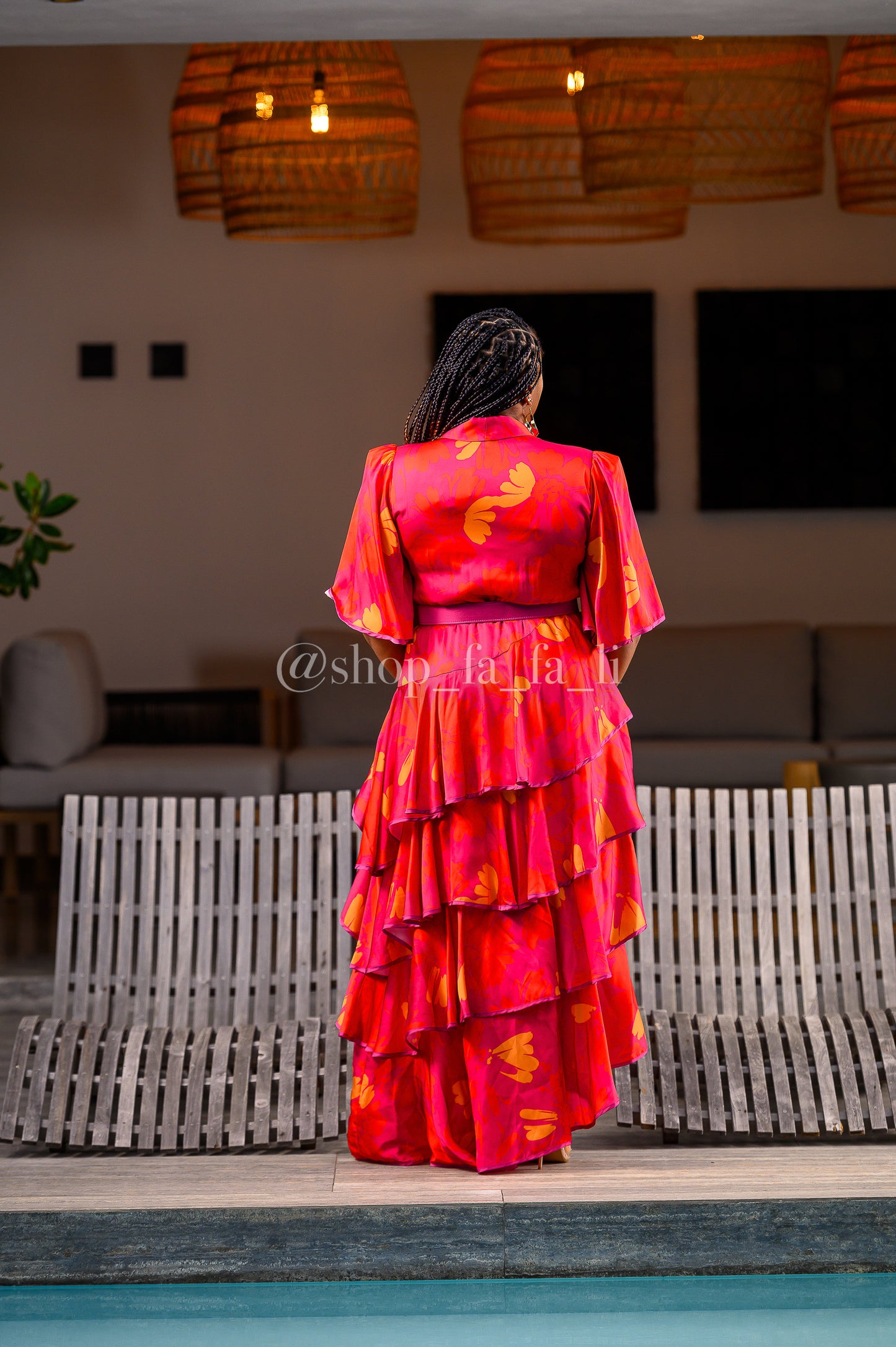 Pink Floral Dress