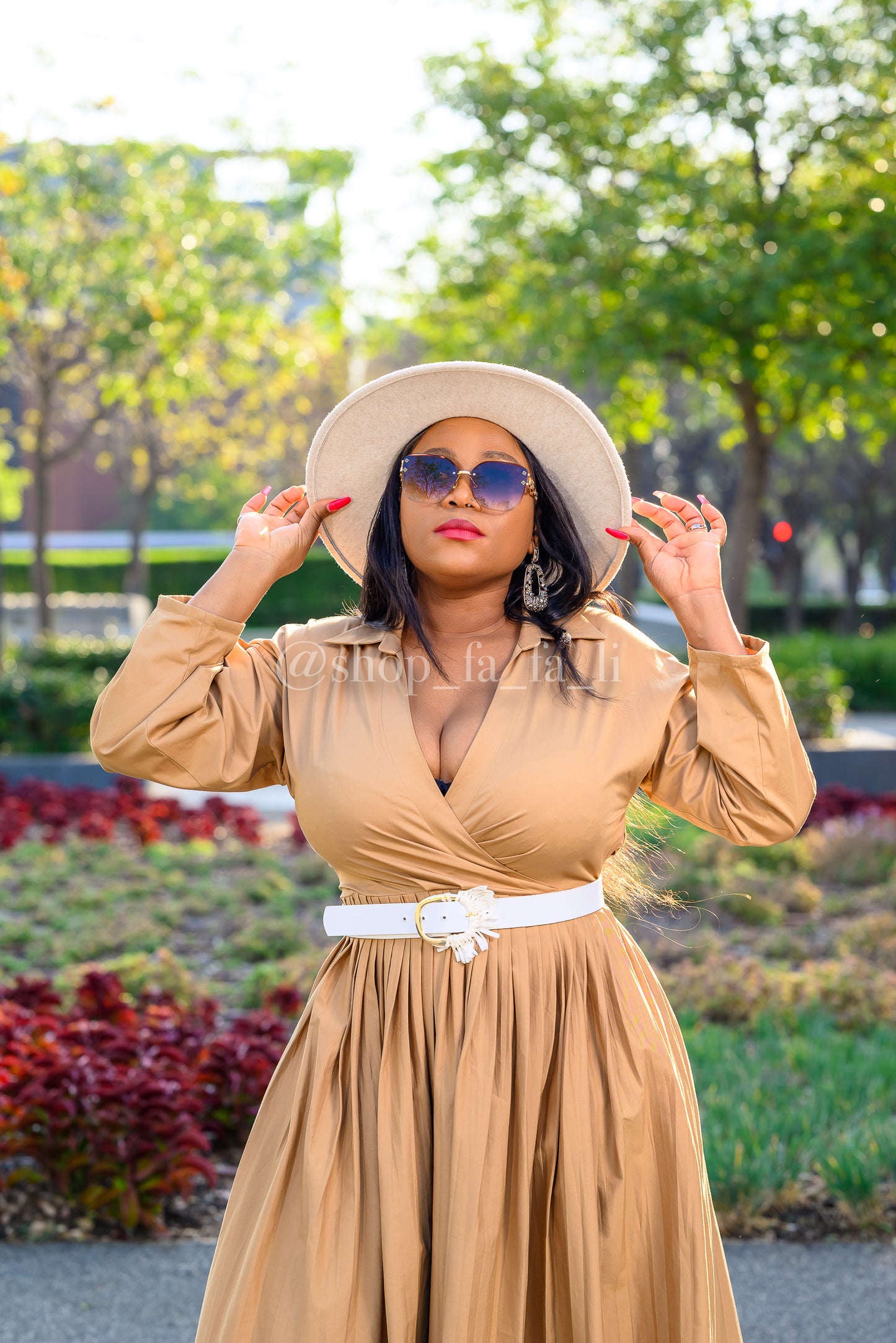 Pleet cotton Dress