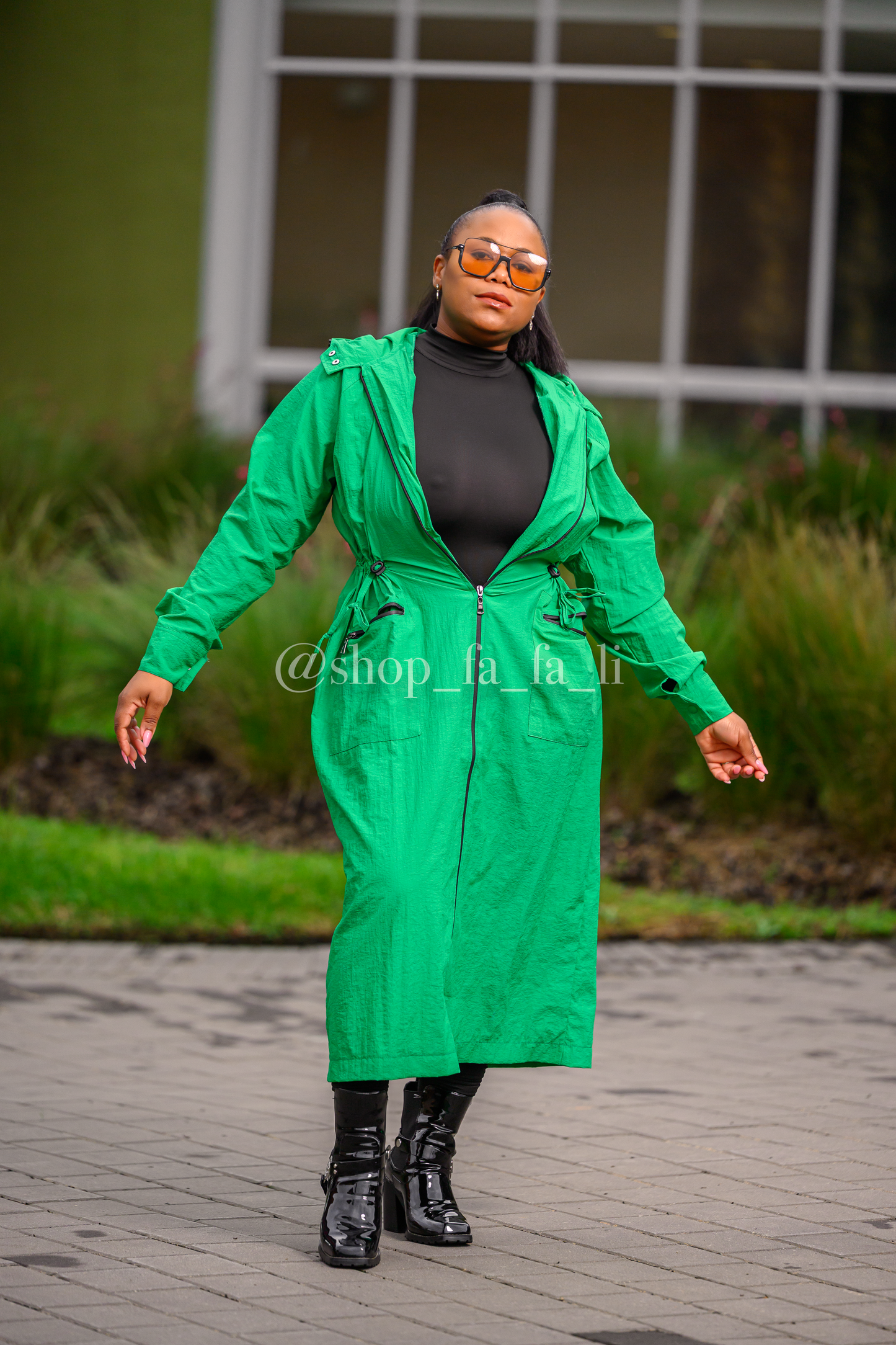 Green Trench Coat