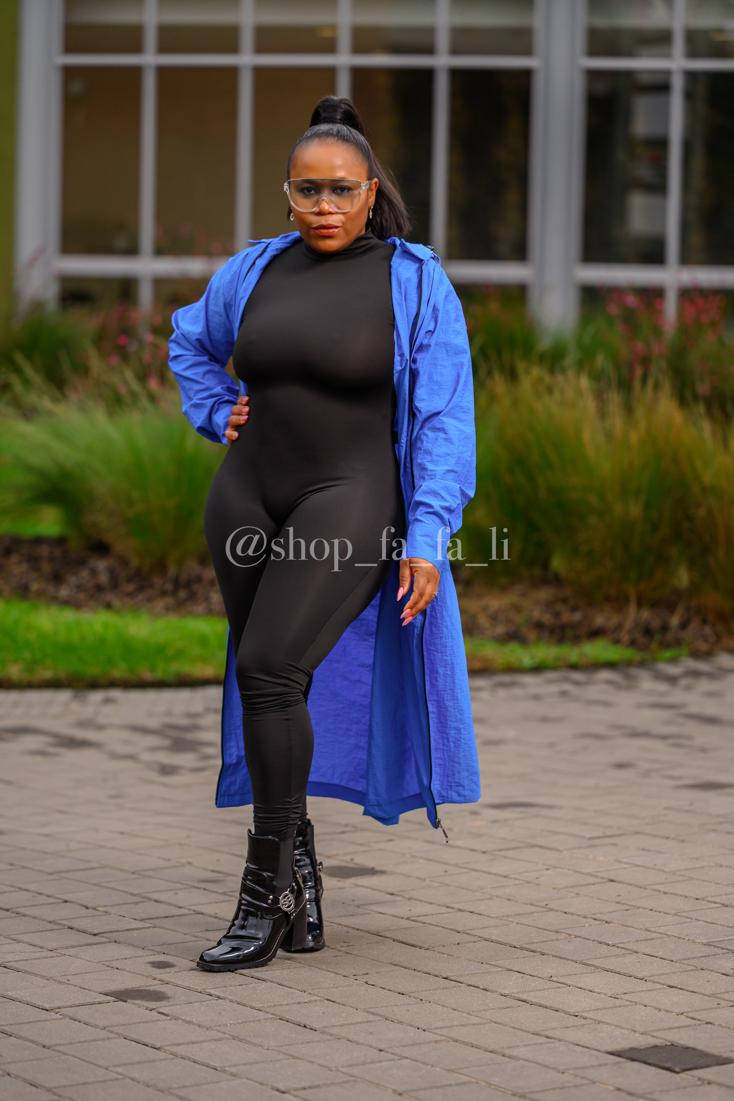 Blue Trench Coat