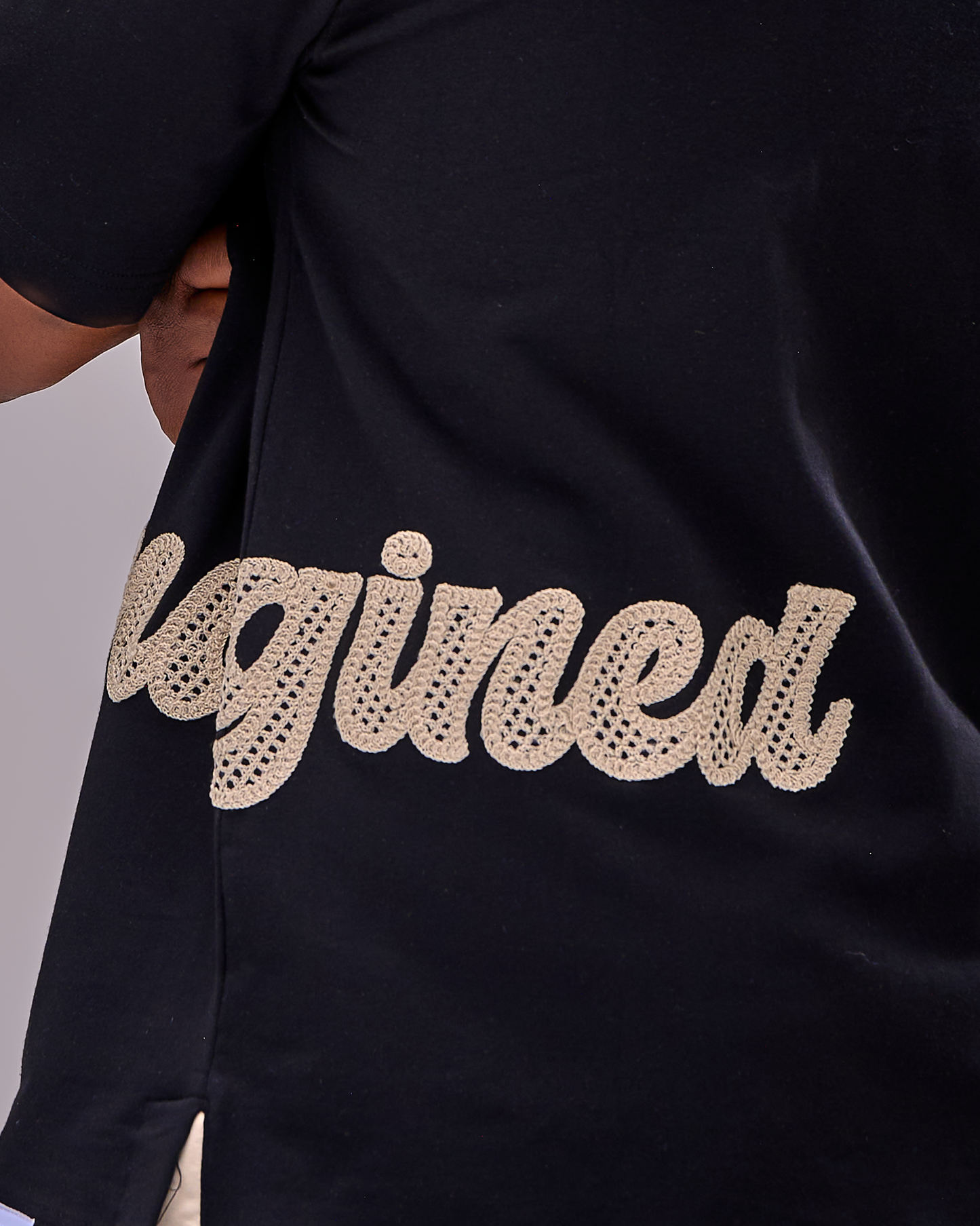 T-shirt -Oversized Black T-shirt