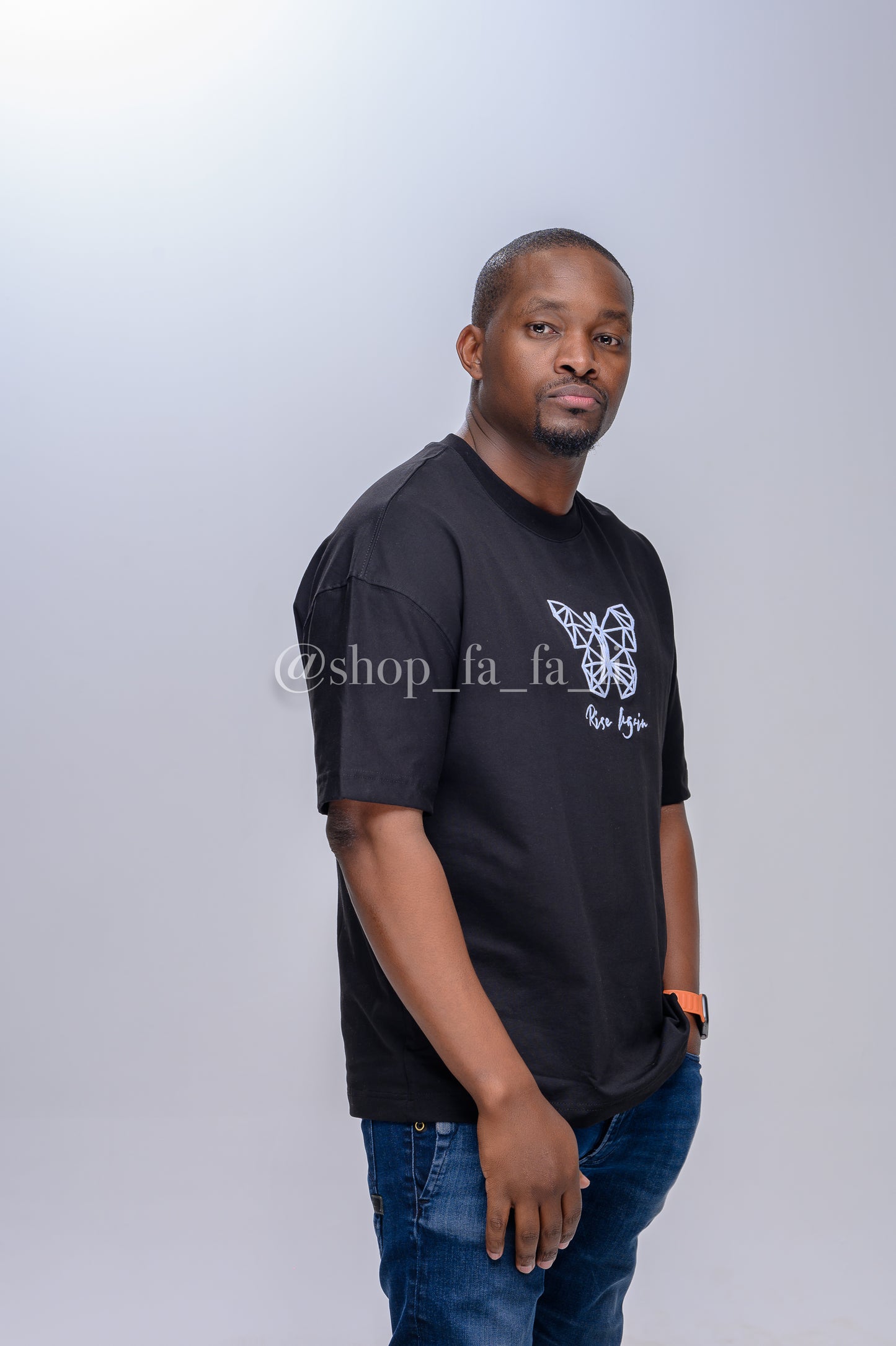 T-shirt -Oversized Fit Rise again