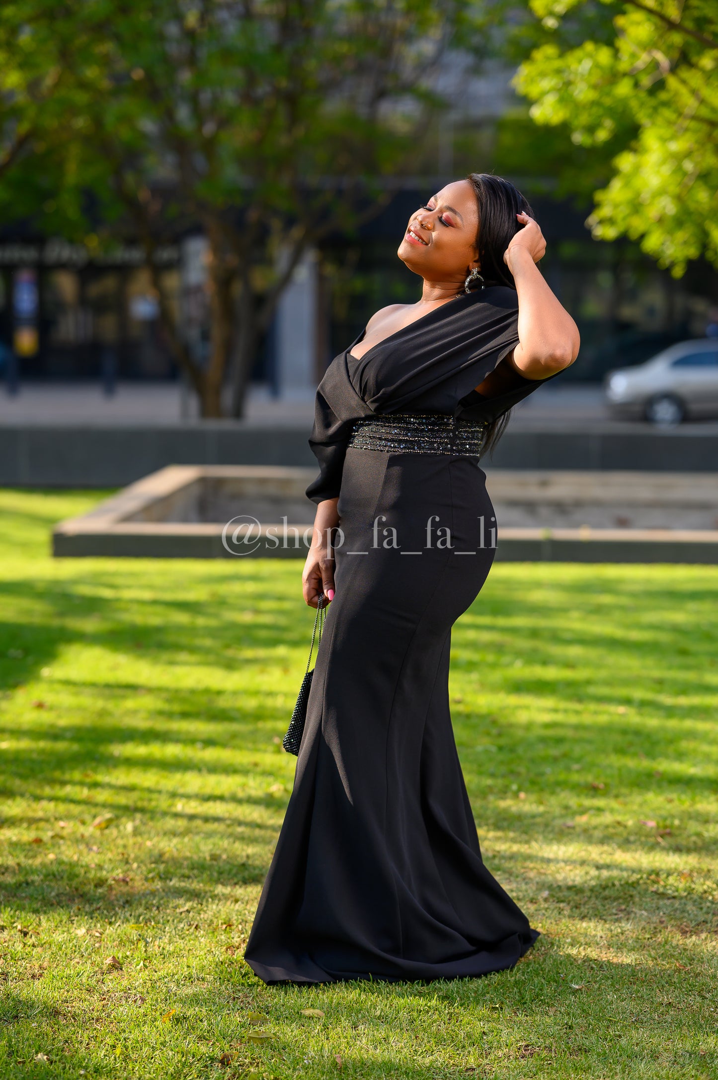 Black Long Evening Dress