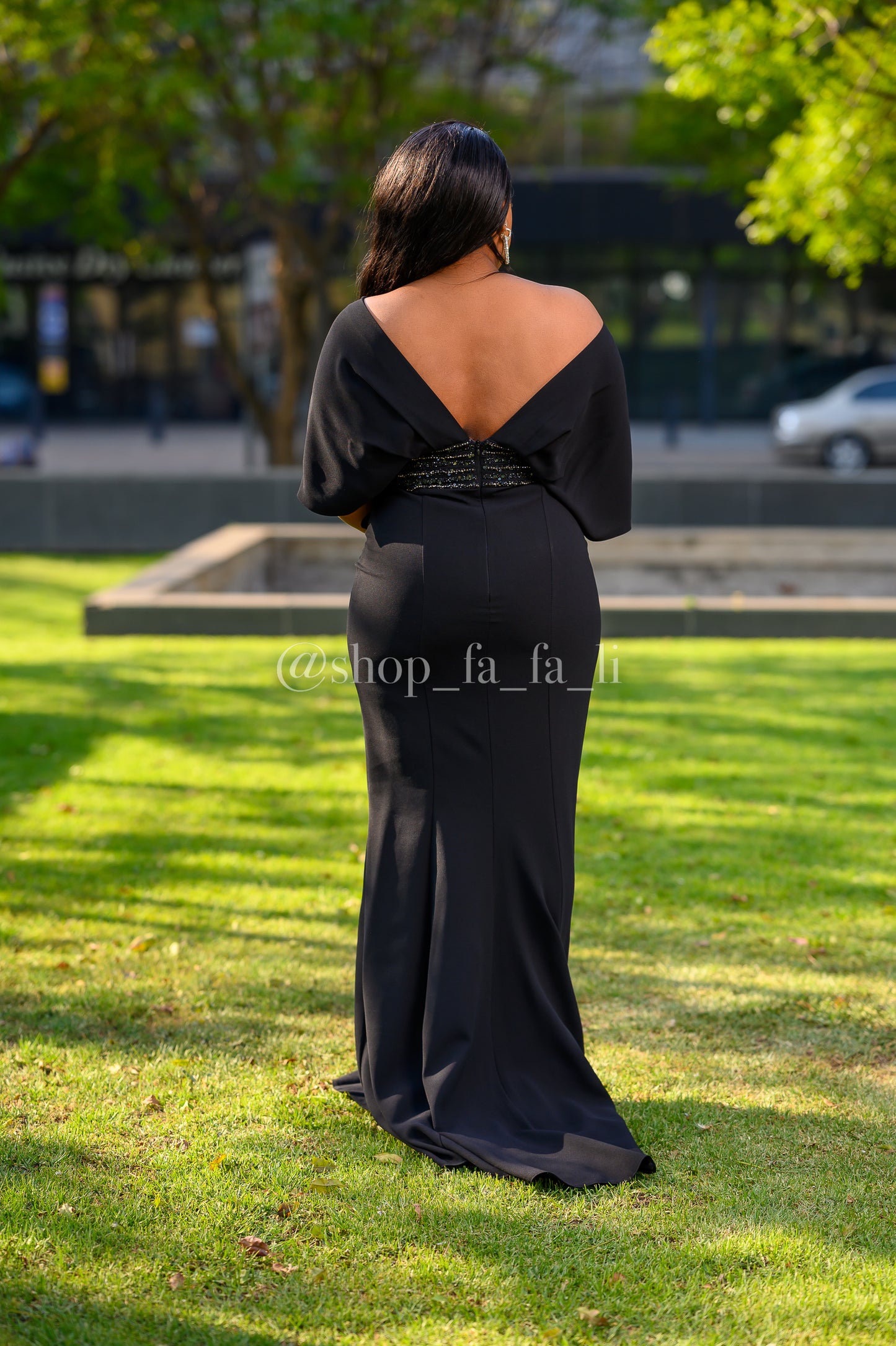 Black Long Evening Dress