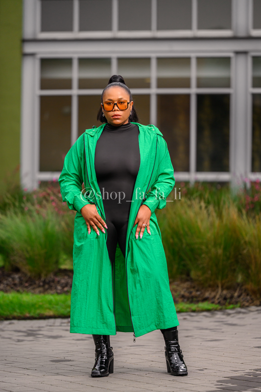 Green Trench Coat