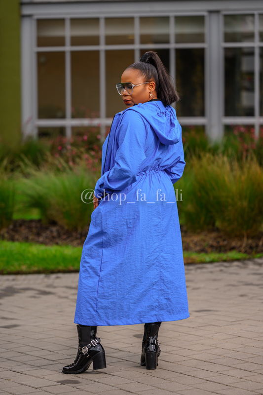Blue Trench Coat