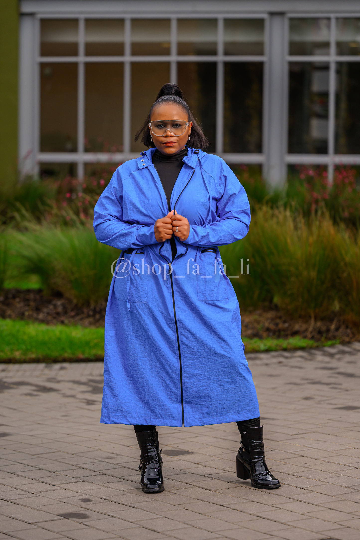 Blue Trench Coat