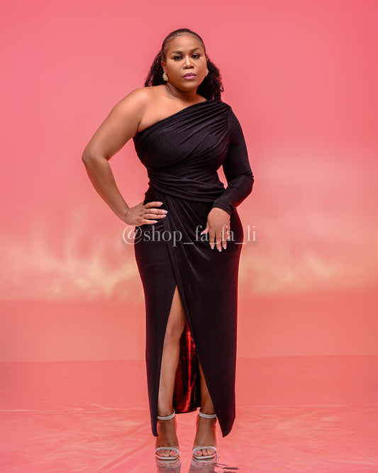 Black Body Con Dress